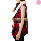 Stocks Wholesale Shearling Sueded Vest thumbnail-2
