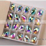 Rhinestone Stone Button Sew on Crystal Beads for Wedding Dress thumbnail-6