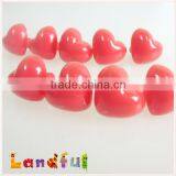 Plastic Heart Safety Nose Red for Craft Crochet Dolls thumbnail-1