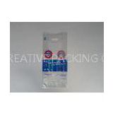 Small Die Cut Handle Plastic Bags , Clear Heat Patch for Juice Drink