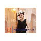 Yellow Red Fashion Women Ladies Sinamay Hat For Special Occasion thumbnail-1