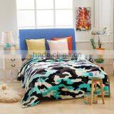 Xinbo Newest Luxury Camouflag Print Flannel Fleece Blanket, Bedding Blanket thumbnail-2