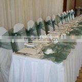 Wedding Table Skirting and Polyester Table Skirt for Party and Banquet