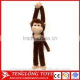 Cute Plush Stuffed Long Arms and Legs Brown Monkey Toy thumbnail-2