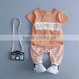 Summer Fashion Kids Clothing Baby 2pcs Short Sleeve T Shirt + Pants Suits Wholesale Kids Boy Shirt thumbnail-3