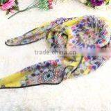 PRINTED POLYESTER SCARF thumbnail-2