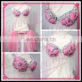 Aidocrystal Wholesale 2017 OEM Designer China Made New Arrival Cute Shell Bra and TUTU Set thumbnail-1