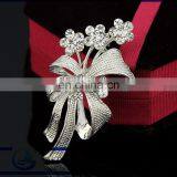 Elegant rhinestone brooches exquisite luxury wedding bride brooch brooch pin women,