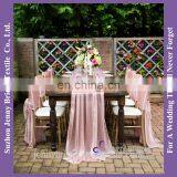 C407A New Style Chiffon Chair Covers Tie Back Blush Chair Sashes thumbnail-2