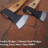 360mm Length Hickory Handle Hand Cutting Tools Steel Axe thumbnail-3