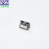 SLIM 15pin Female Right Angle PCB BOARD +CAP Computer Connector Slective Gold Plating CL=3.5mm thumbnail-2