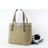 Custom Logo Printing 13.3inch Felt Messenger Leather Laptop Bag thumbnail-2