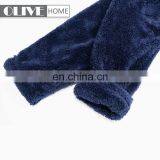 Factory Price Wholesale Super Soft Double Layer Sherpa 100% Polyester Bathrobe Men With Hood thumbnail-5