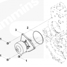 Water Pump for Cummins 6CT/6CT8.3 6D114 R305-7 PC360-7(3966841) thumbnail-5