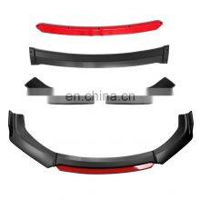 Auto Car Accessories Gloss Black+Red Universal Front Lip Auto Lips For All Cars thumbnail-1