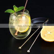 Factory Supply Gradient Custom Logo Swizzle Stick Personalized Drink Stirrers Cocktail thumbnail-2