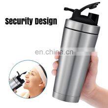 500ml Stainless Steel Milkshake Mixing Protein Shaker Bottle thumbnail-2
