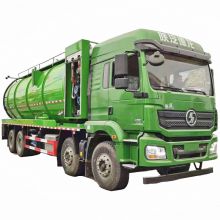 Shacman F3000 8x4 33000 liters commercial leaf vacuum truck sludge suction truck