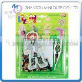 Mini Qute Kawaii DIY Ironing Hama Perler Beans 3D Jigsaw Boy Model Building Block Kid Educational Toy (Accept OEM) NO.AT13C2