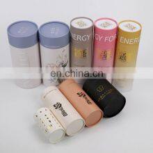 Hot Sale Kraft Tubes Tea Tube With Packaging Personalized Print Paper Cans Packaging Round Coffee Tea Packing Box thumbnail-5