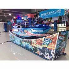 Zhongshan Tai Le Amusement Children Indoor and Outdoor Waterproof Flying Car Spaceship Floating Car Floating Boat Speed Flying Car Decisive Shark Island 7 Seat Amusement Equipment thumbnail-3