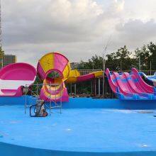 Outdoor water park water slide Large glass steel water slide equipment water splashing equipment manufacturers customized products