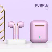 2021 New Arrivals Earpiece True Auriculares Stereo BT 5.0 Earbuds Macaron Wholesale Wireless Earphone Headphone J18 TWS thumbnail-3