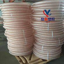 PU Polyurethane Copper-plated Steel Wire HoseDust and Smoke Exhaust, Retractable Bellows, High Temperature Resistant and Antifreeze Steel Wire Spiral Pipe thumbnail-4