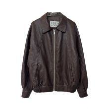 2025 Spring New European and American Style Simple Imitation Leather Fashion Pilot Jacket