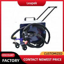 Portable 100w 200w Fiber Laser Cleaning Machine Laser Rust Removal Machine Pulsed Laser Cleaner thumbnail-5