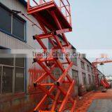 10m 1000kg Excellent Quality Four Wheel Mobile Scissor Lift Platform thumbnail-6