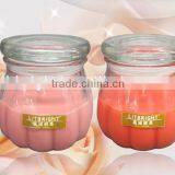 Scented Candle in Glass Jar With Lid thumbnail-1