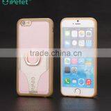 Double Color Cell Phone Leather Case for IPhone 6S With Ring Holder thumbnail-4