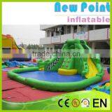 New Point Inflatable Water Slides for Summer,promotional Inflatable Slide Swimming Pool,inflatable Water Slides for Kids