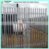 Hot Dipped Galvanized Steel Palisade Security Gate Fences thumbnail-2