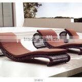 2014 Latest Design Rattan Outdoor Furniture Sun Bath Lounge Bed for Foshan Guangdong Quality Choice thumbnail-2