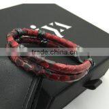 2016 Genuine Customize Genuine Luxury Python Man Bracelet for Man Gift thumbnail-4