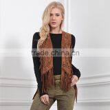 Latest Lady Suede Vest Jacket Dress Designs Women Tops Designs Wholesale Quality Choice thumbnail-1