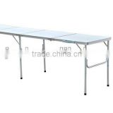 Outdoor aluminum folding picnic table--8 feet table