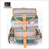 Wholesale Supplier Thinkee Custom High Quality Drawstring Backpack Girls Fashion Aztec Canvas Backpack