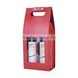 Custom Cardboard Black Wine Carrier thumbnail-3