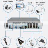 High Quality 3MP ip Cctv P2p 8ch POE NVR thumbnail-2