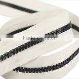 2015 Hot Sale #5 White Tape Color Open End Auto Lock Derlin Zipper thumbnail-2