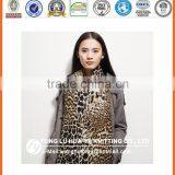 Spring Acrylic Wholsale Leopard Annimal Print Woven Shawl thumbnail-1