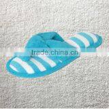 Preimum Quality Woman's New Terry Spa Thong Flipflop Slippers in Fun Chic Striped Colors Quality Choice thumbnail-3