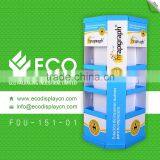 Recyclable Retail Counter Top Glue Carton Display, Cardboard Pop Display Quality Choice