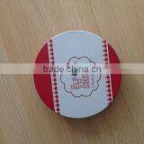 Metal Boxes Round Tin Boxes Manufacturing Make up Small Tin Box