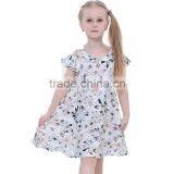 2016 Hot Selling Girl Summer Dress With Floral Pattern Fashion Girl Dress Quality Choice thumbnail-2