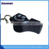 Black Police ABS Material Army Training Whistle Kettle With Lanyard