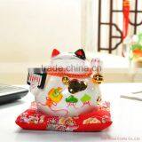 Smooth and Bright Porcelain Lucky Cat thumbnail-3